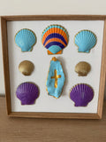Faithful Cross Oyster and Jewel-Tone Scallops