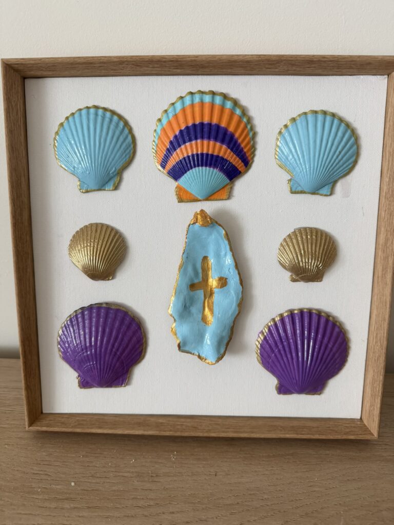 Faithful Cross Oyster and Jewel-Tone Scallops